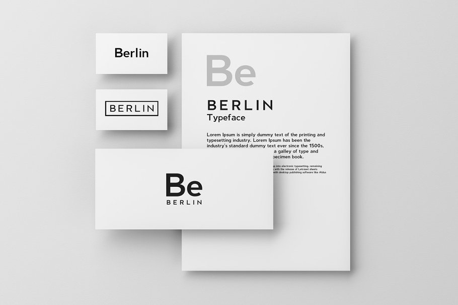 Berlin Extra Bold Font preview
